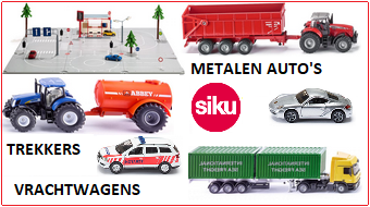 Siku metalen speelgoed autos, trekkers, vrachtwagens en tractoren 