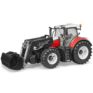 Bruder 03181 Steyr 6300 Terrus CVT tractor met voorlader
