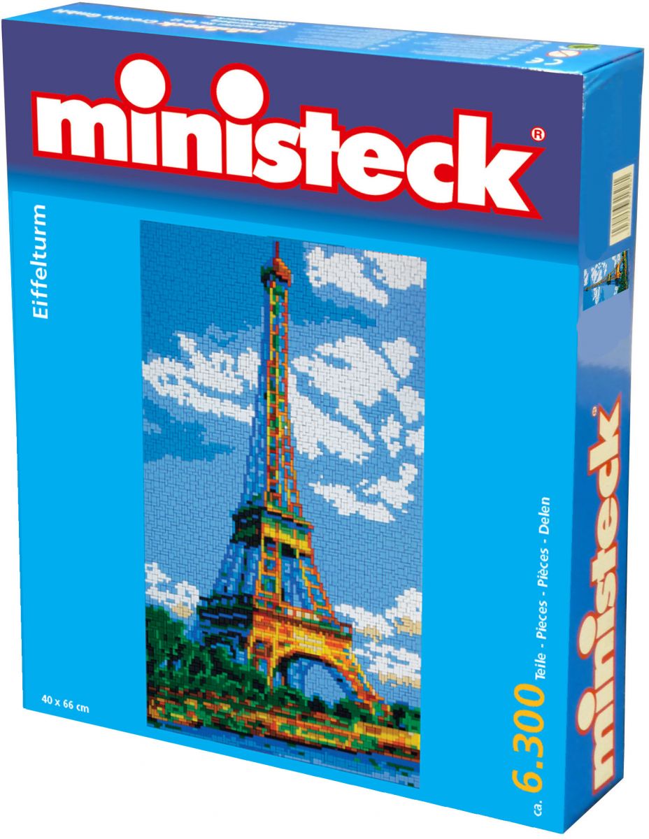 Ministeck Eiffeltoren, ca. 6.300-delig, 40 x 66 cm