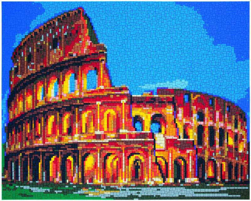 Ministeck Colosseum, ca. 8.300 stukjes, 66 x 53 cm 