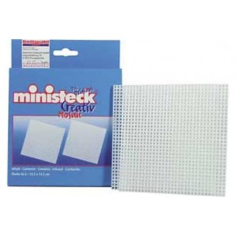 Ministeck / Stick-it, 4st. Grondplaat #2, 13,3 x 13,3 cm, 32x32 gaatjes