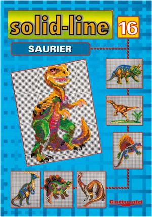 Ministeck / Stickit voorbeeldboek dinosaurussen