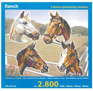 Stickit paardenranche, 4 in 1, ca. 2800 delig