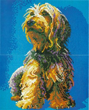Stick-it Hond, ca. 9.000 steentjes, verbindingsschijfjes, ophanghaakjes en heveltje