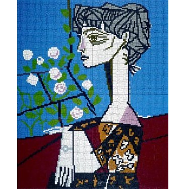 Stickit Portret van Madame Z (Pablo Picasso) ca. 8100 stukjes