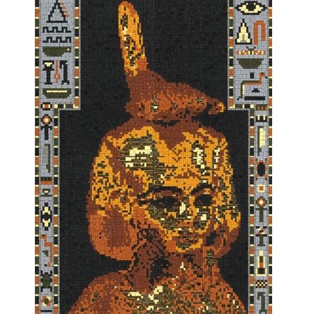Stickit Koningin Selket met metalic kleursteentjes, ca. 9.300 delig