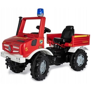 Rolly Toys Unimog brandweer met versnelling, rem en zwaailicht, 2020-editie!